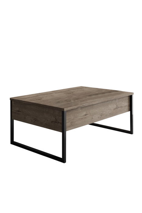 Hanah Home Conjunto Muebles Salón Nogal Negro - Consola 160cm, Soporte TV 180cm, Mesa Centro 90cm